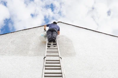 Peinture extérieure à Saint-Romain-le-Noble — façades et ravalement